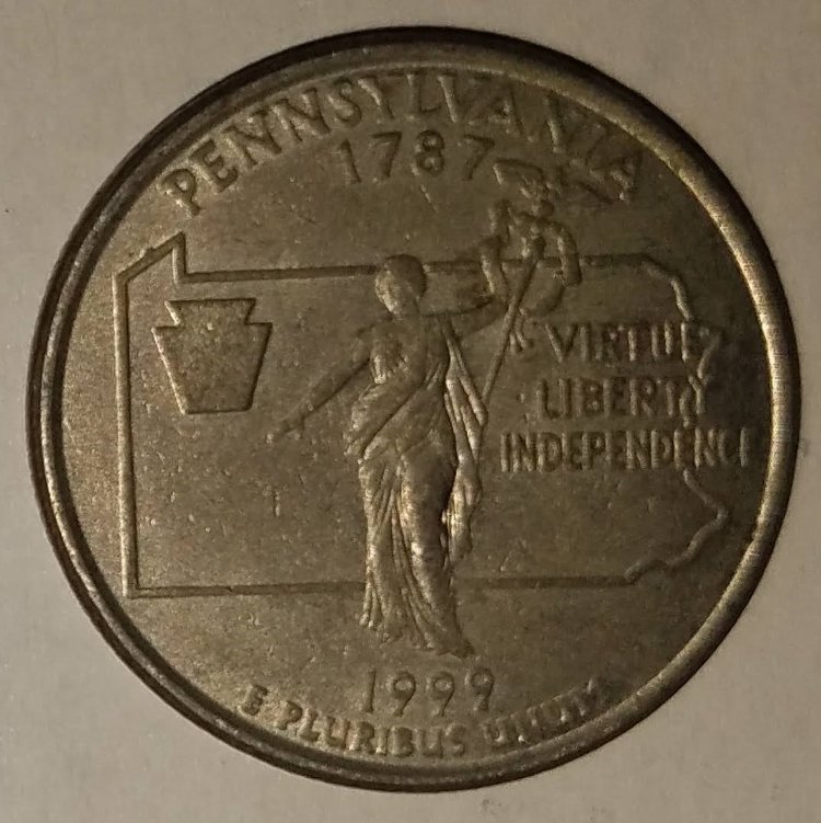 1999-Washington-Penn-State-Quarter-With-Dull-Finish